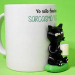 Sarcasmo y Cafeína Taza 3D