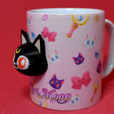 Luna Taza 3D