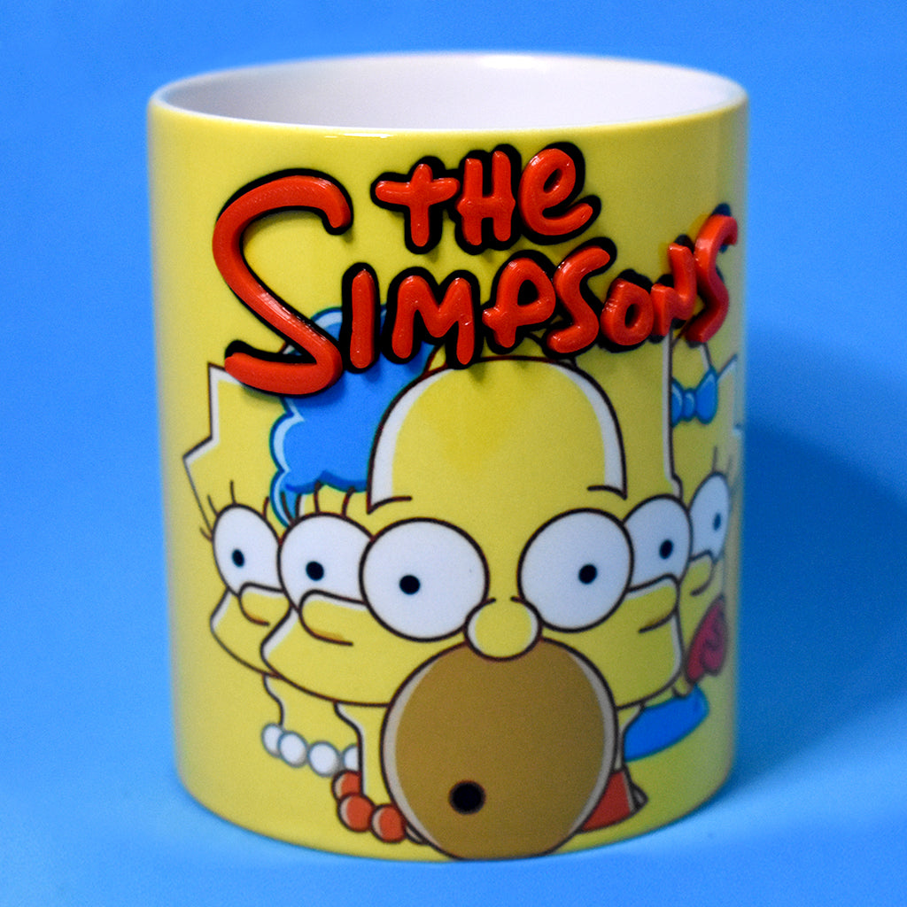 Los Simpson Taza 3D