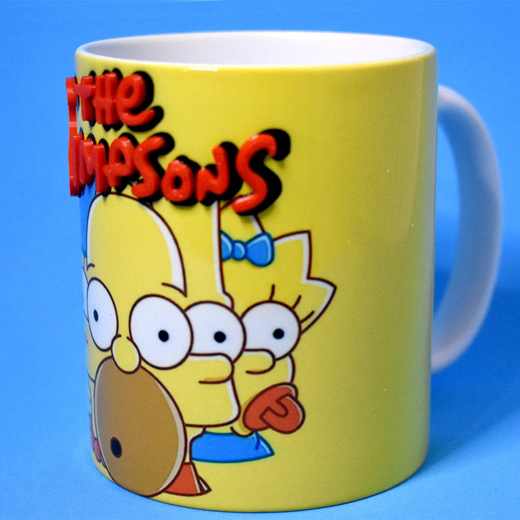 Los Simpson Taza 3D