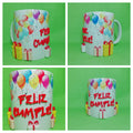 Feliz Cumple Taza 3D