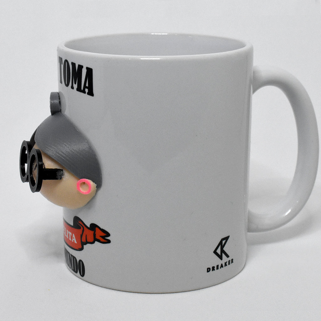 La Mejor Abuela Taza 3D