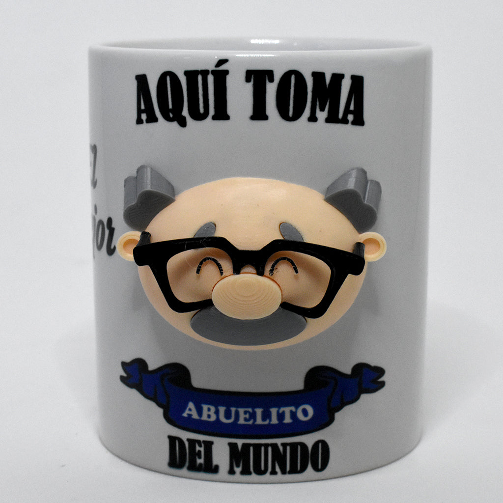 El Mejor Abuelo Taza 3D