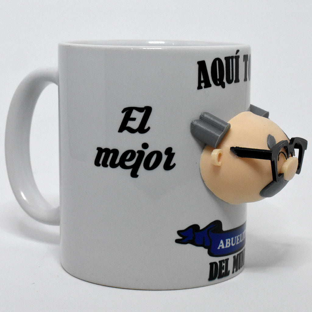 El Mejor Abuelo Taza 3D