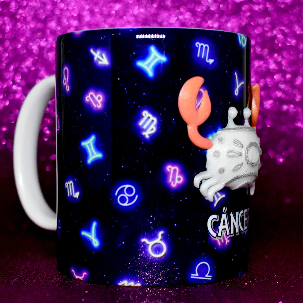 Cancer Taza 3D
