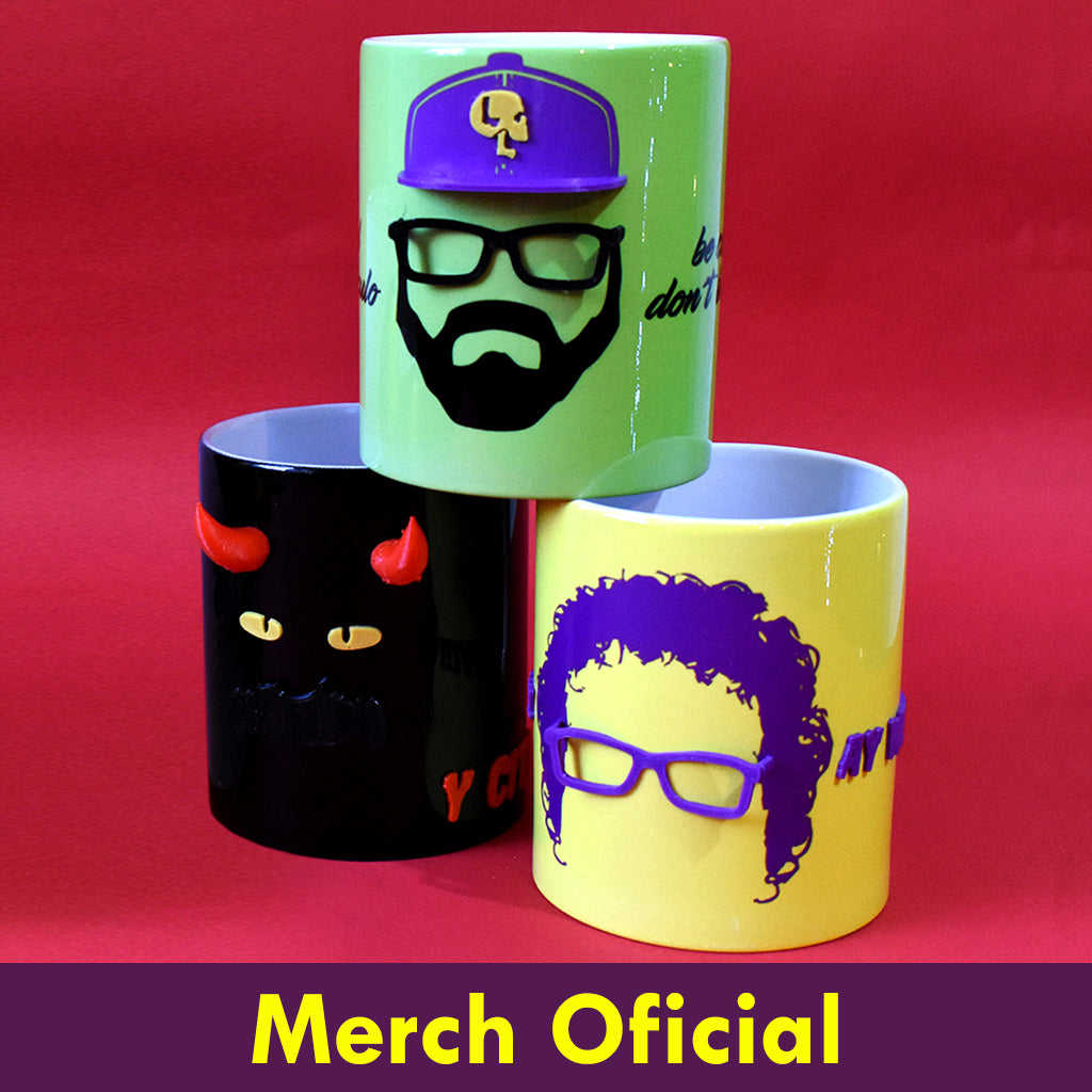 Combo Triada Tazas 3D Leyendas Legendarias