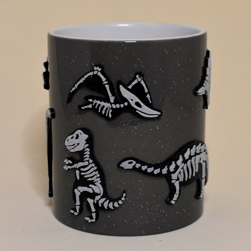 Dino Fosiles Taza 3D