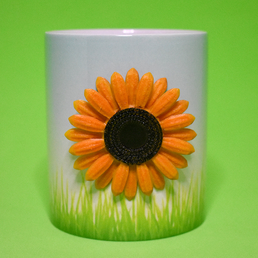 Girasol Taza 3D