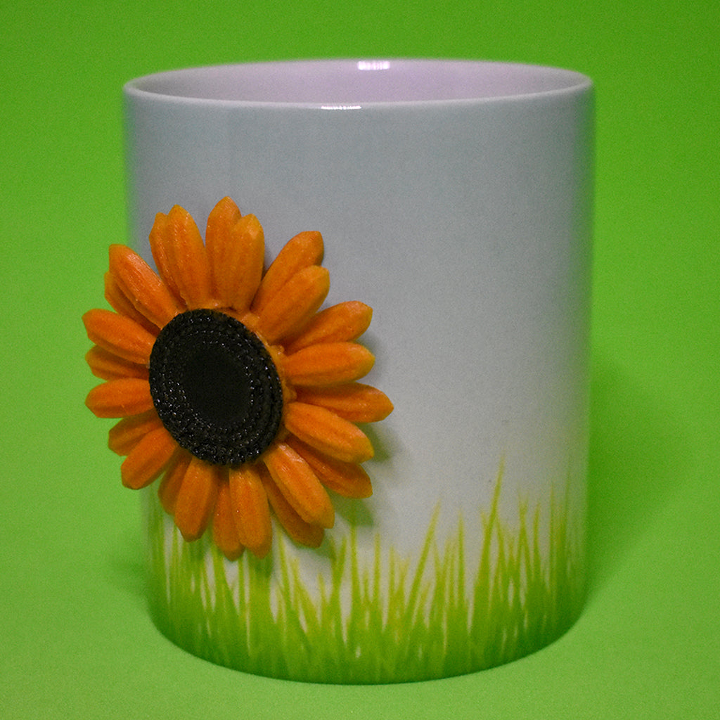 Girasol Taza 3D