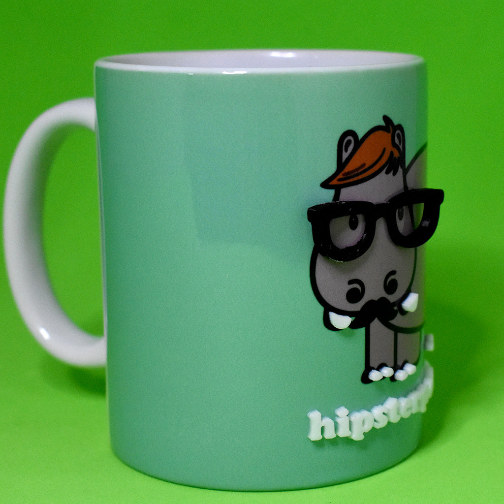 Hipsterpotamo Taza 3D
