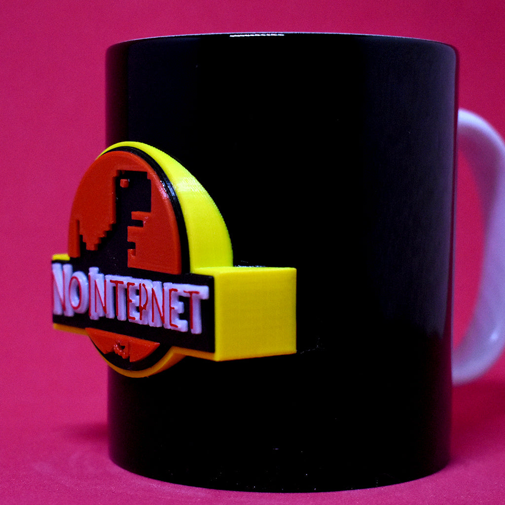 No Internet Taza 3D