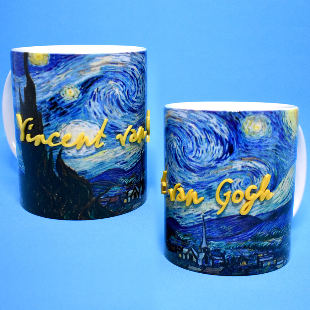 Noche Estrellada Taza 3D