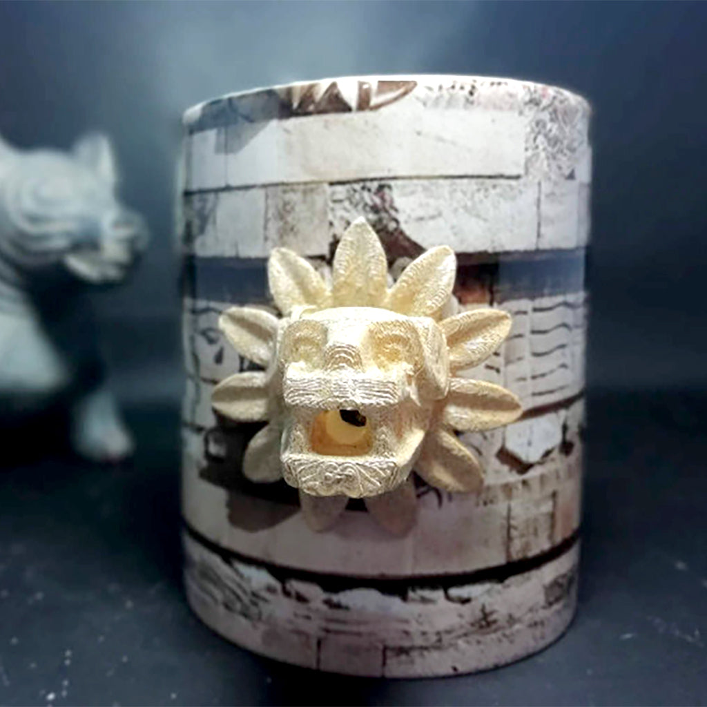 Quetzalcoatl Taza 3D