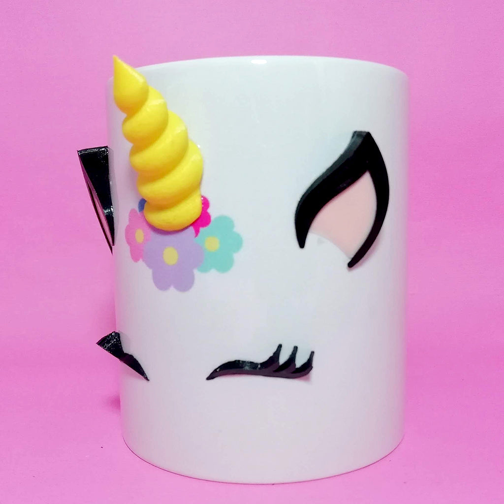 Unicornio Kawaii Taza 3D